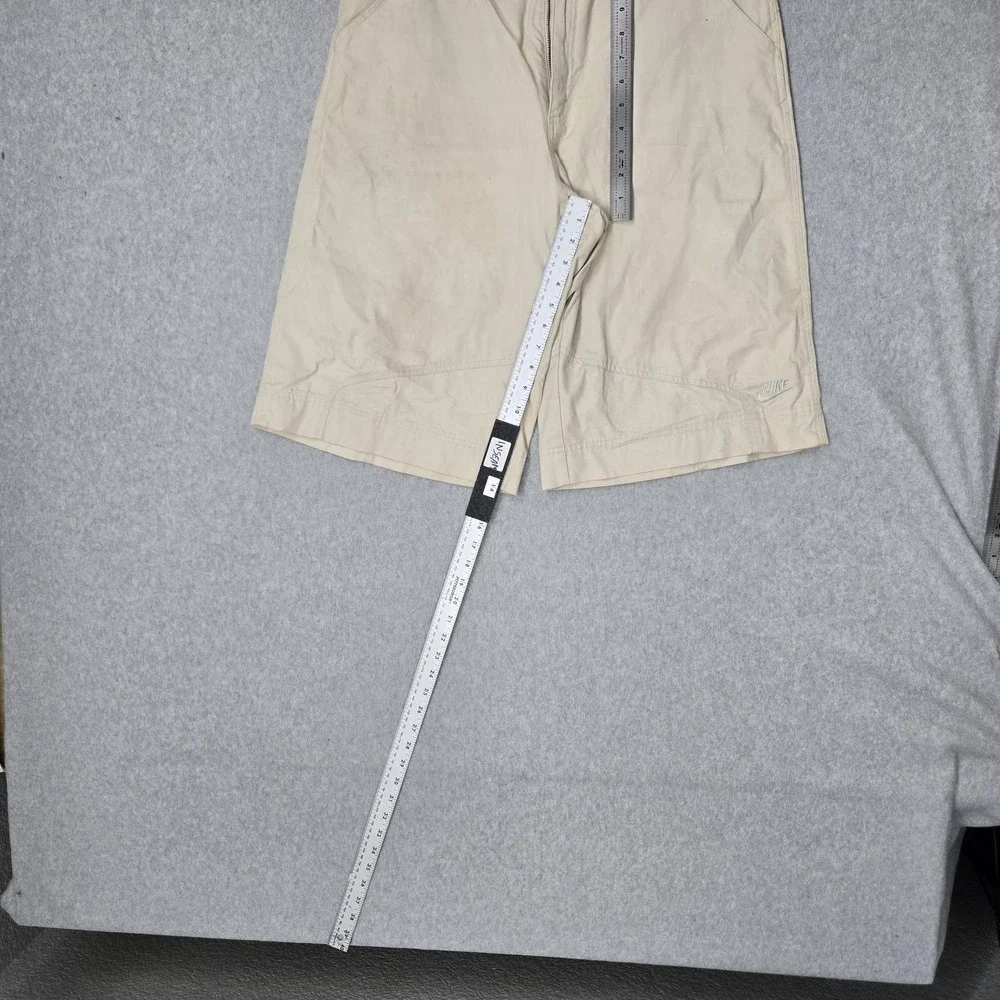 Nike Men Shorts 34 Beige Bermuda Grunge Skater Y2K 14